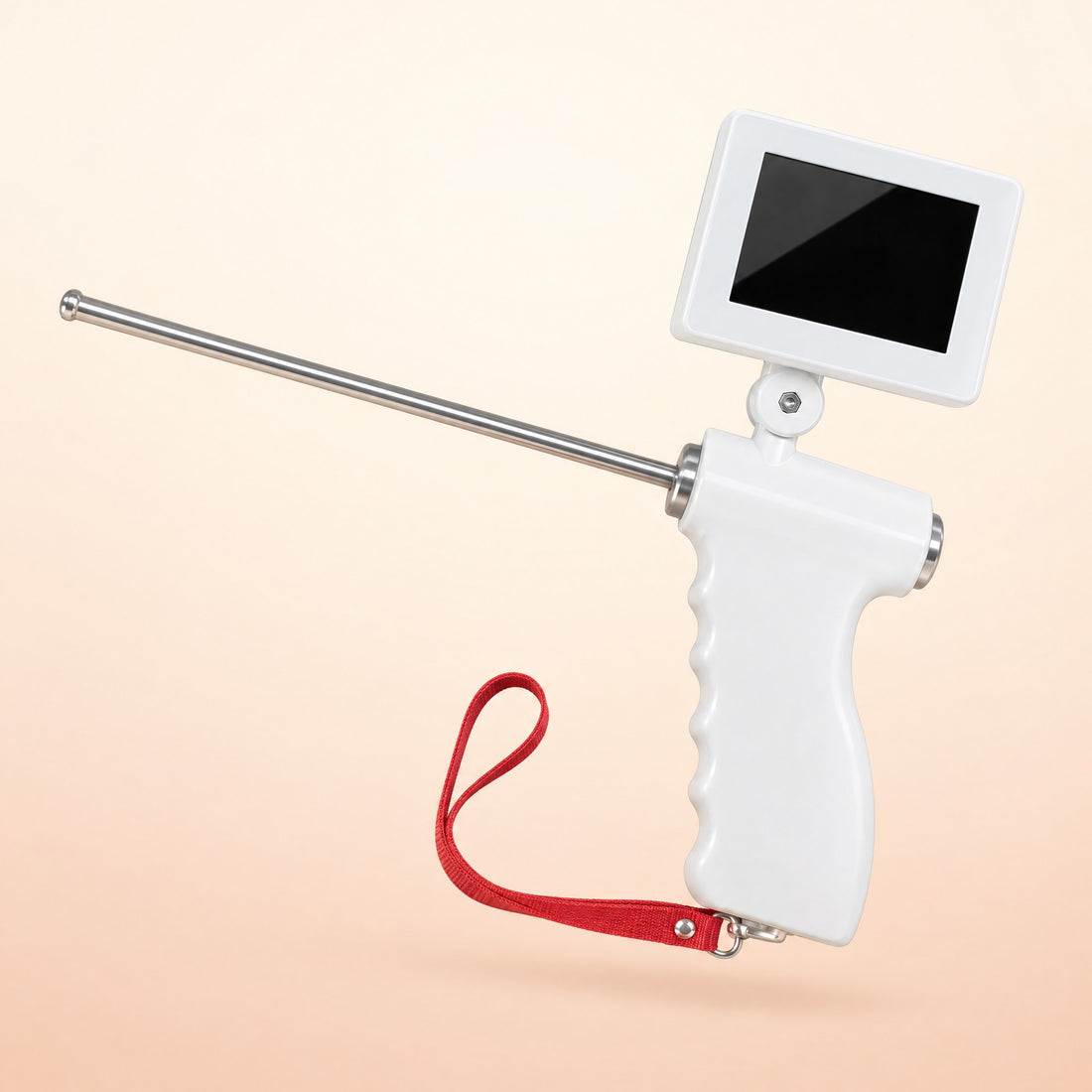 Kiba Scope camera insemination tool with stainless steel probe and swivel screen