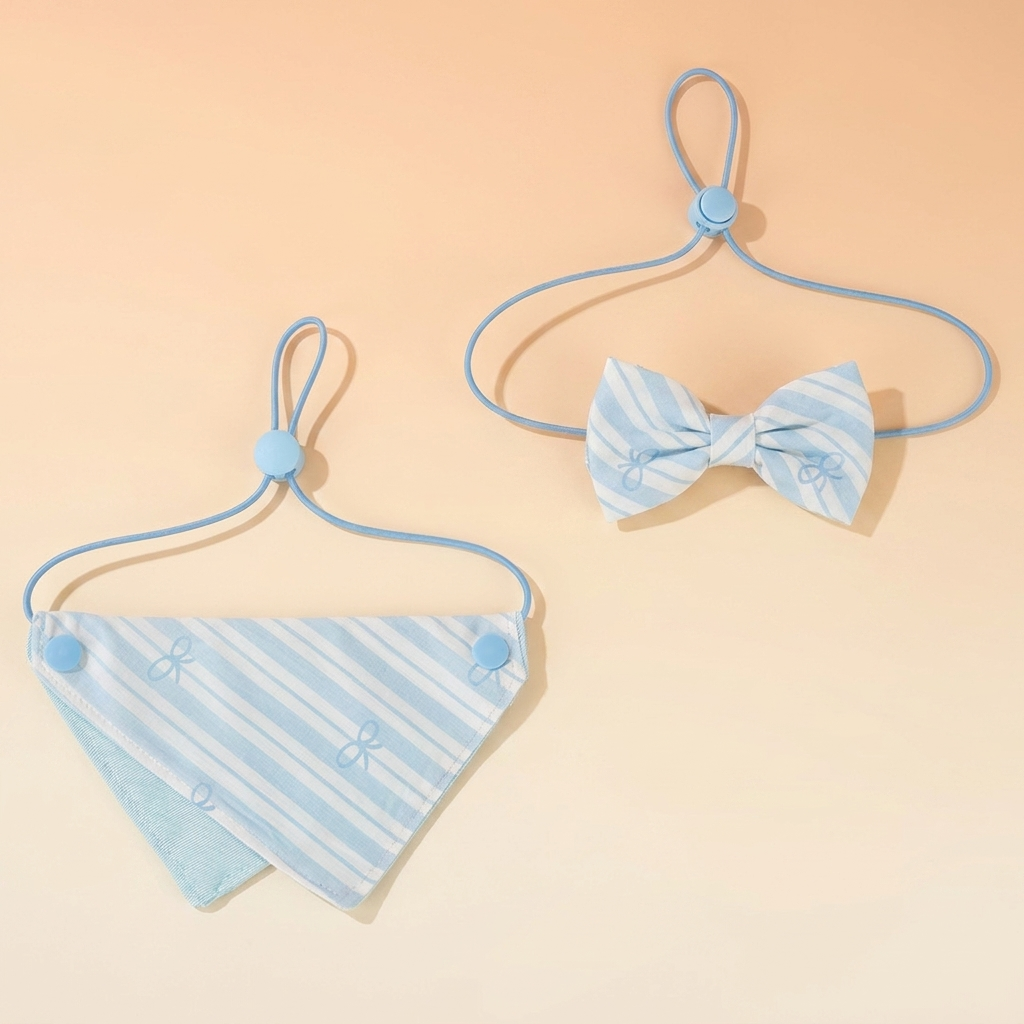 Sailor Bandana & Bow-Tie Collar Set
