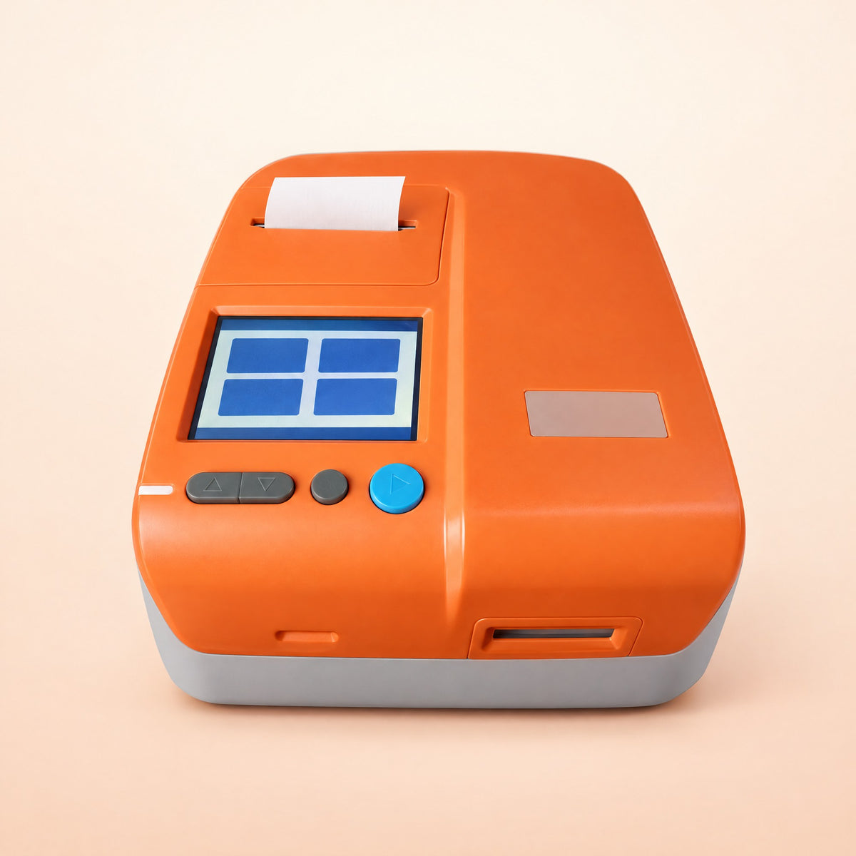 Kiba Peak dog progesterone reader with a printed result strip emerging from the top