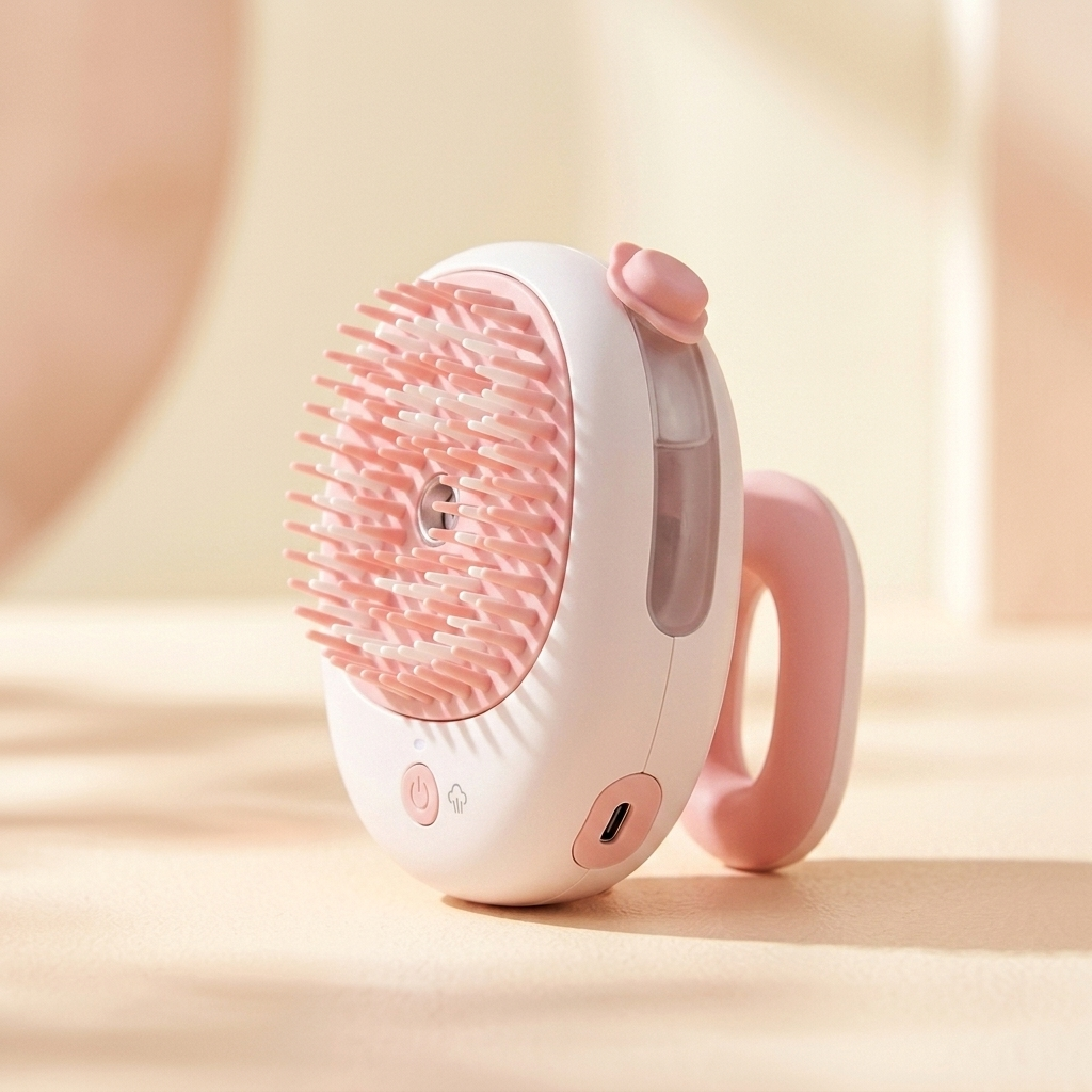 3-in-1 Electric Steam Spray Pet Brush