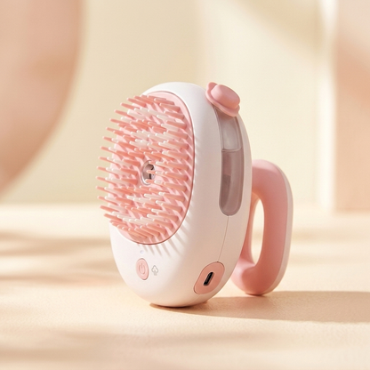 3-in-1 Electric Steam Spray Pet Brush