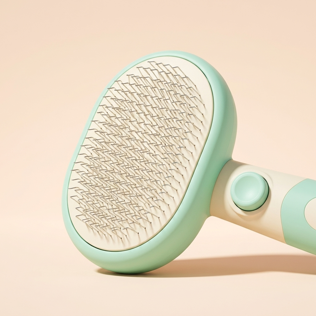 Self-Cleaning Slicker Deshedding Brush