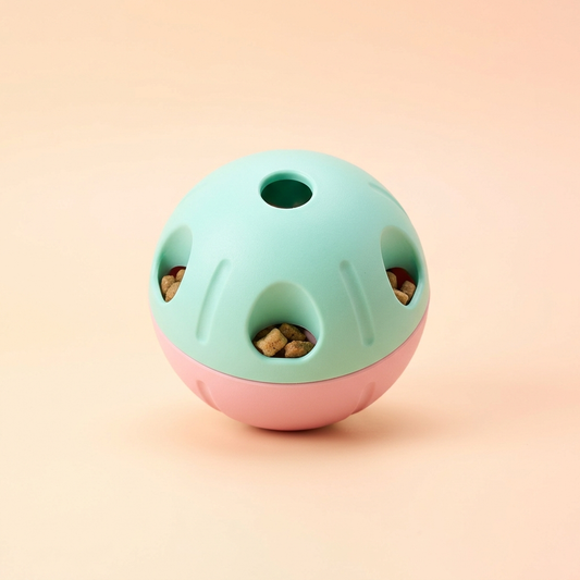 Interactive Treat-Dispensing Puzzle Ball