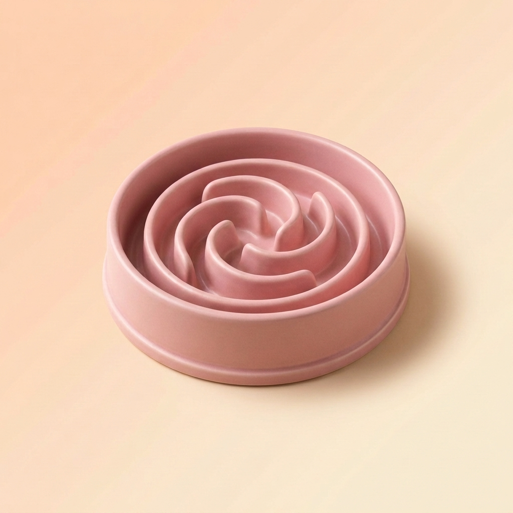 Slow-Feeder Anti-Gulp Bowl detail