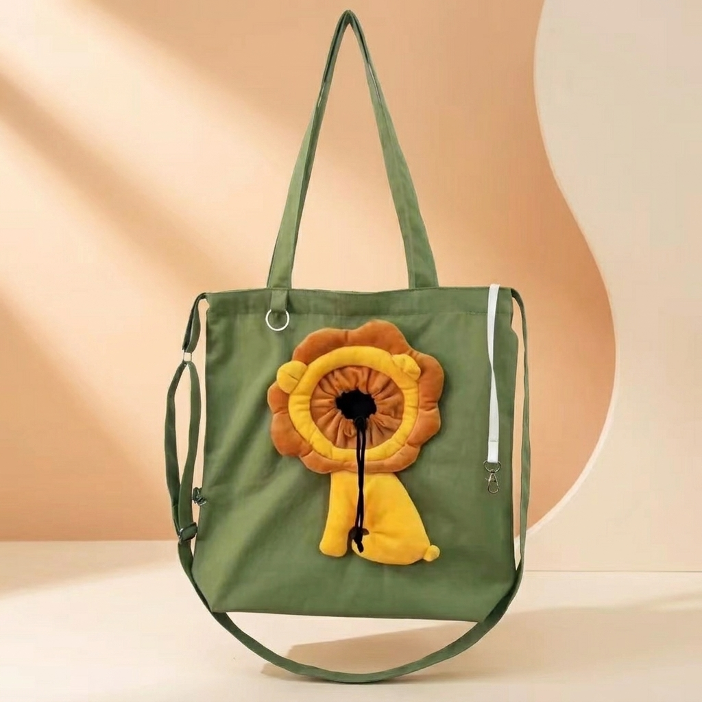Lion-Mane Cat Carrier Tote