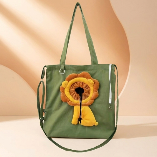 Lion-Mane Cat Carrier Tote