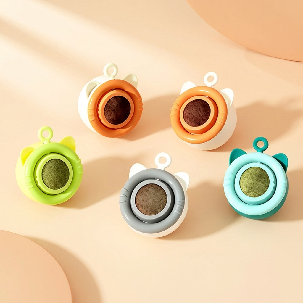 PurrSpin Wall Cat Teaser Toy