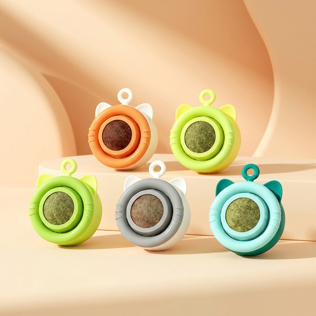PurrSpin Wall Cat Teaser Toy