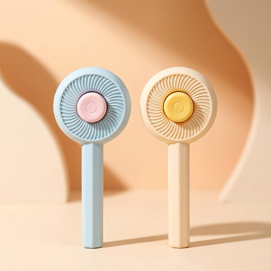 One-Press Self-Cleaning Grooming Comb