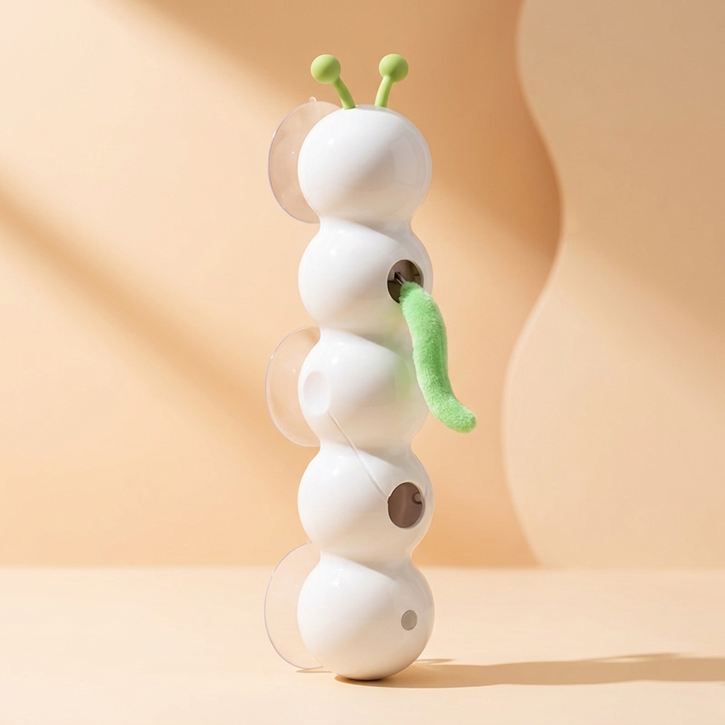 Peek-a-Bug Auto Caterpillar Cat Toy