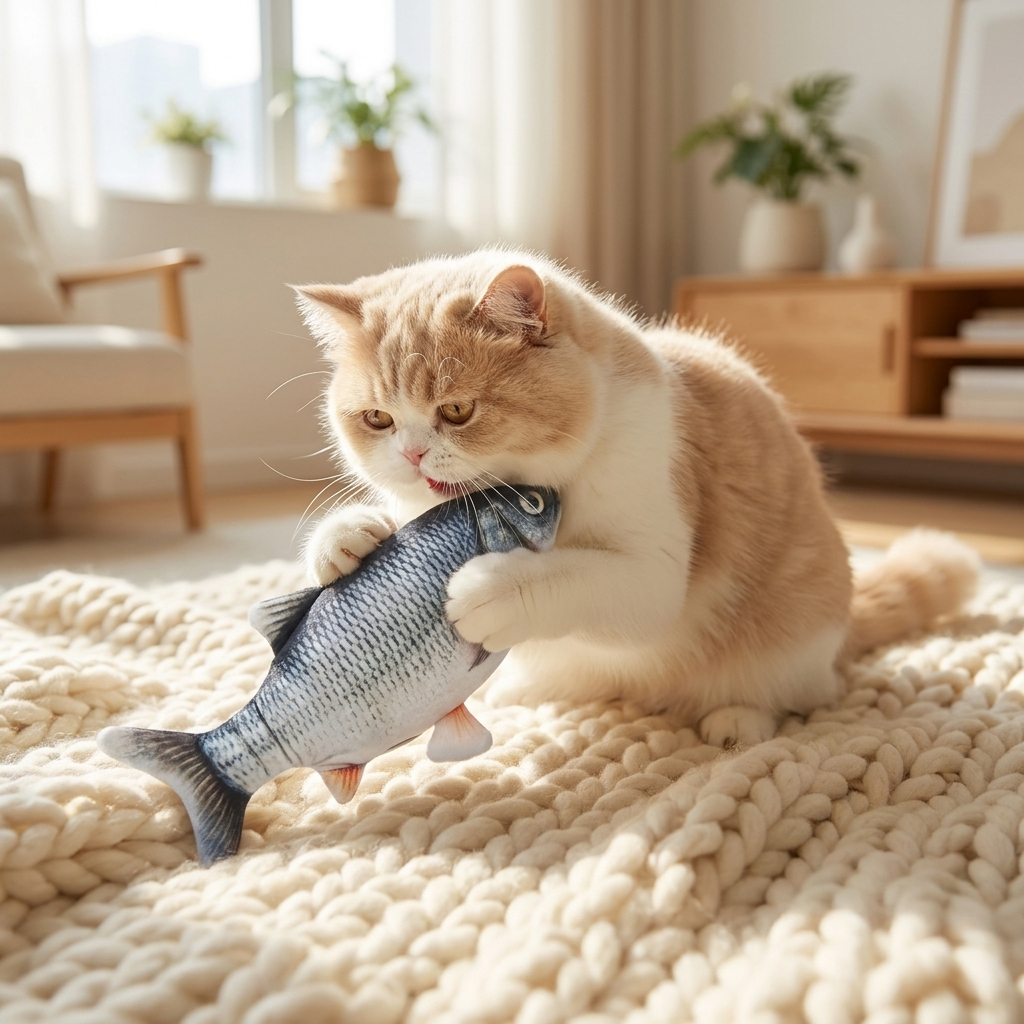FlopFish Electric Kicker Cat Toy
