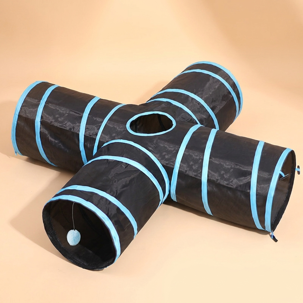Crinkle 3-Way Cat Tunnel