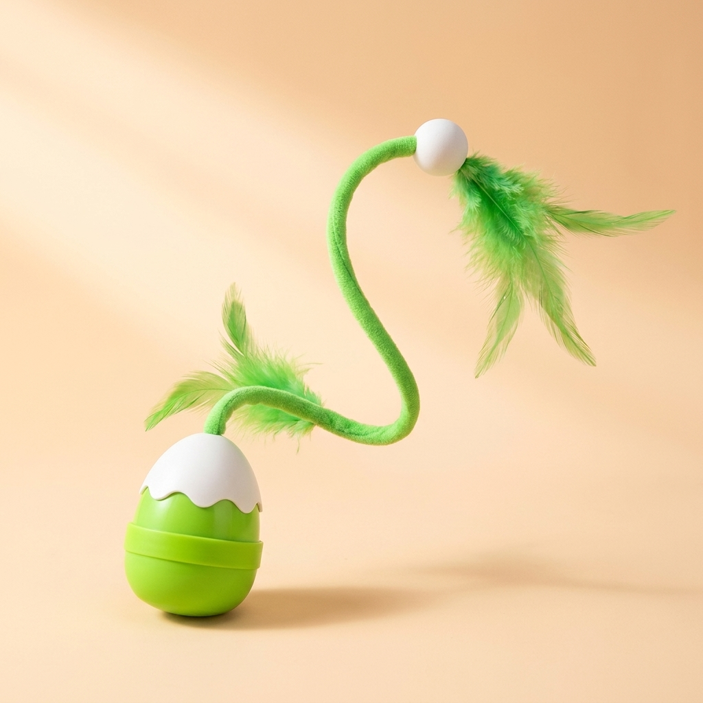 Magic Tail Auto-Wiggle Cat Toy