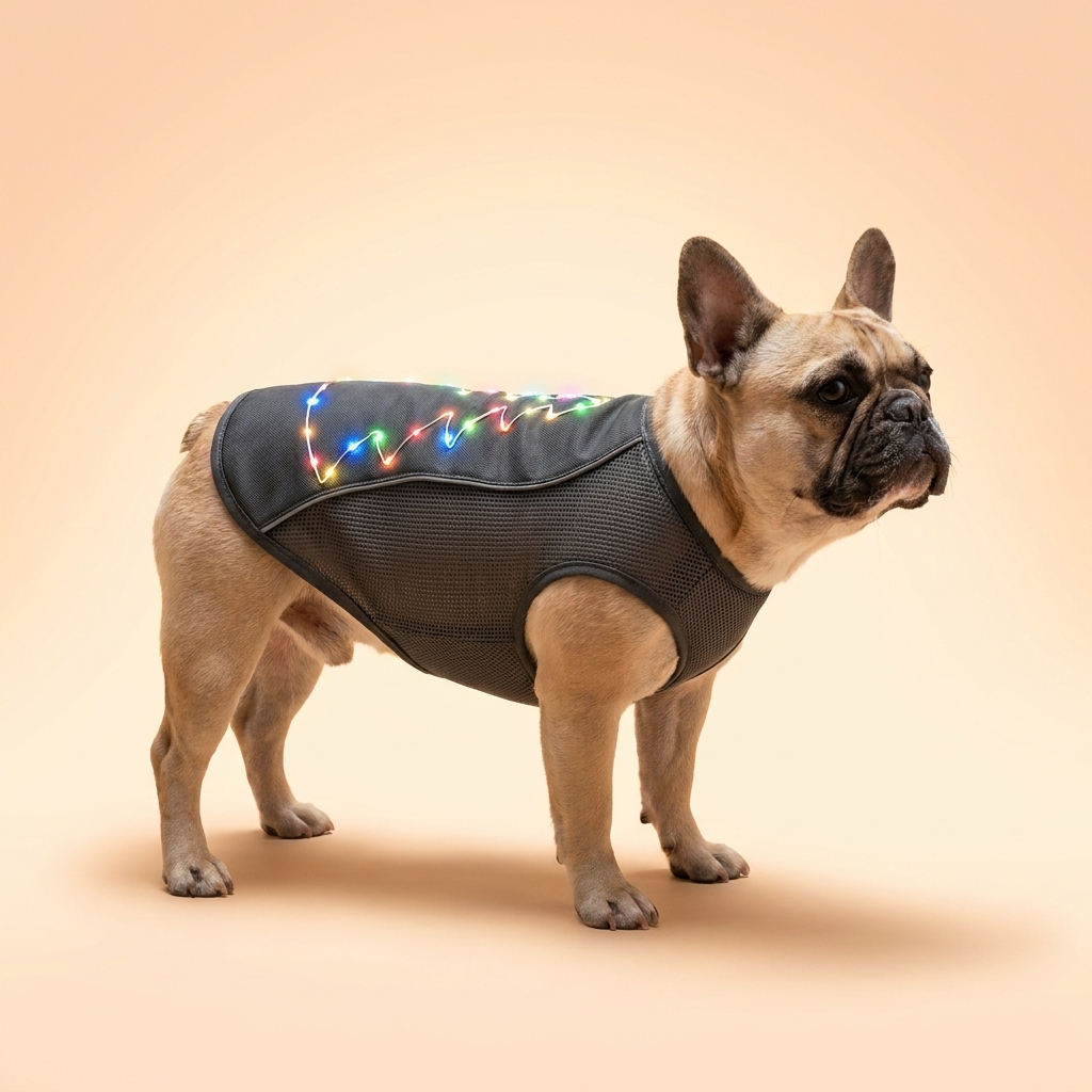 GlowGuard LED Dog Safety Vest