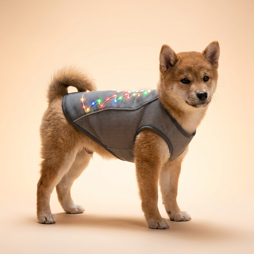 GlowGuard LED Dog Safety Vest