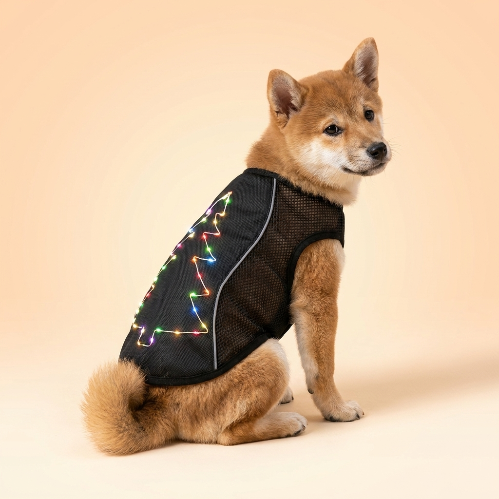 GlowGuard LED Dog Safety Vest