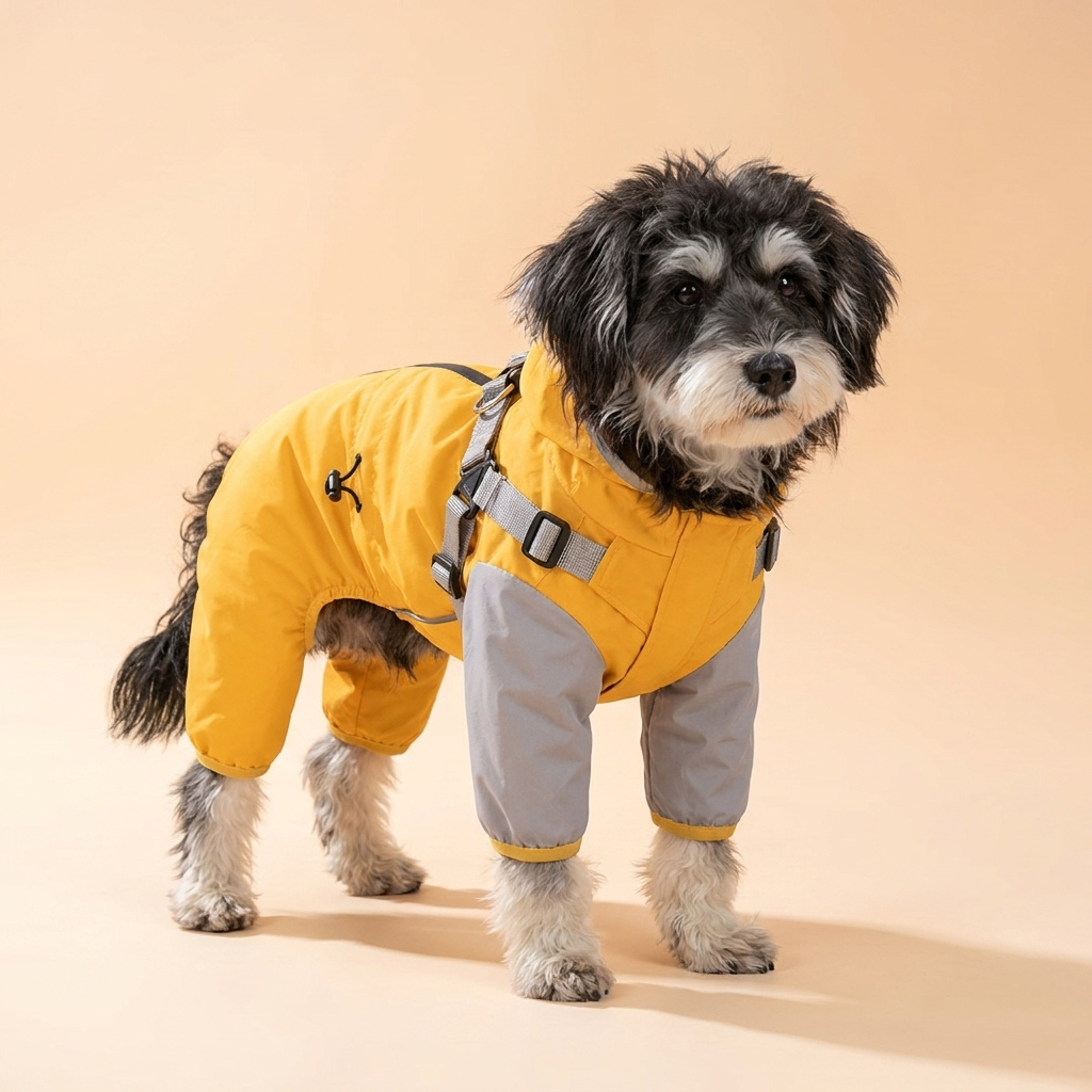 All-Weather 4-Leg Dog Raincoat