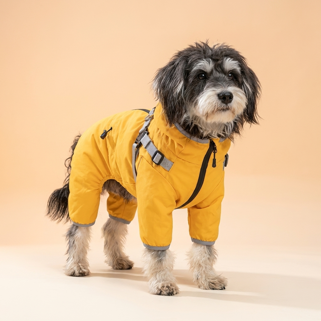 All-Weather 4-Leg Dog Raincoat