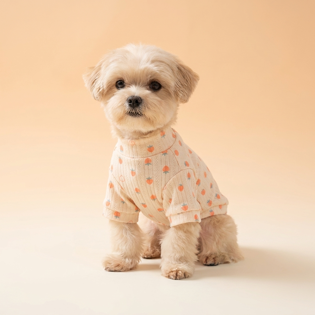 Cloud-Knit Turtleneck Pet Sweater