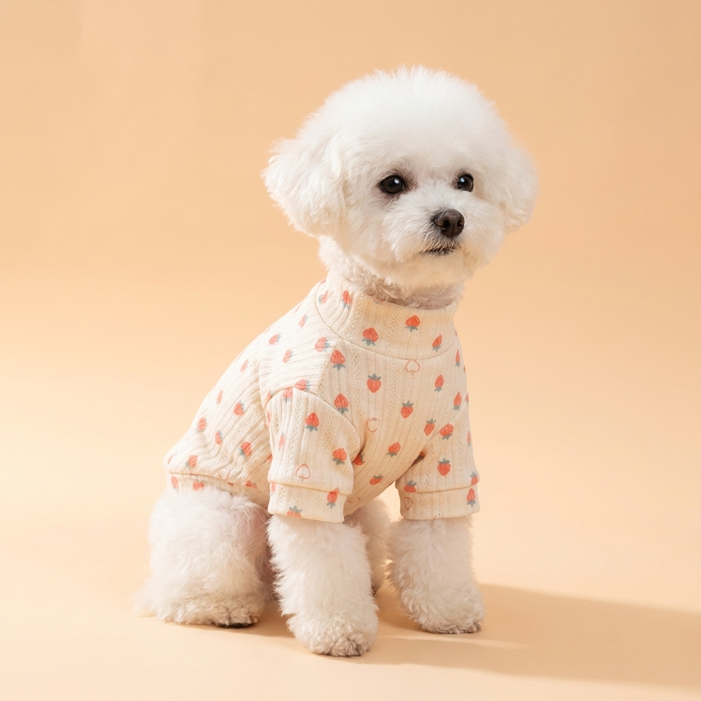 Cloud-Knit Turtleneck Pet Sweater