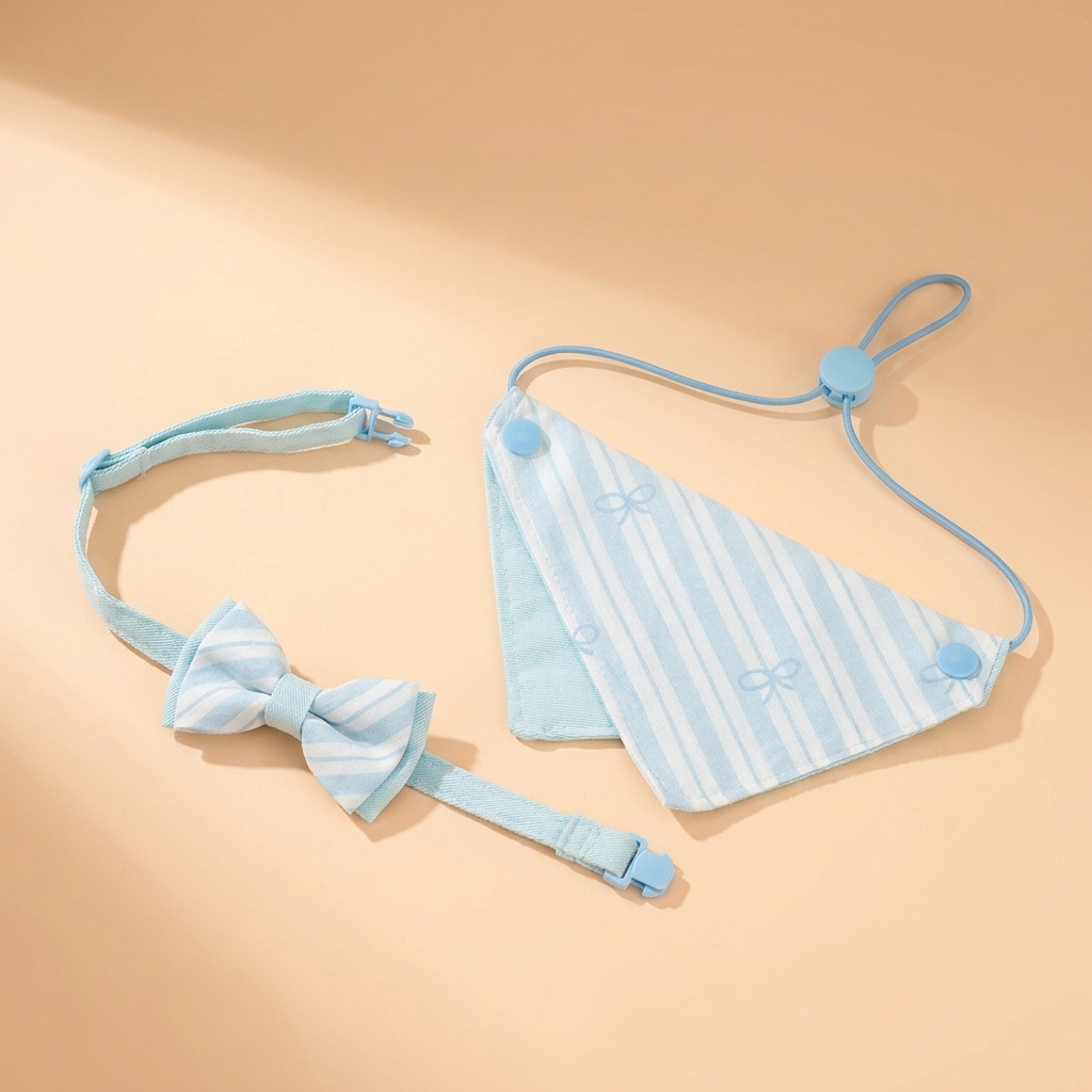 Sailor Bandana & Bow-Tie Collar Set