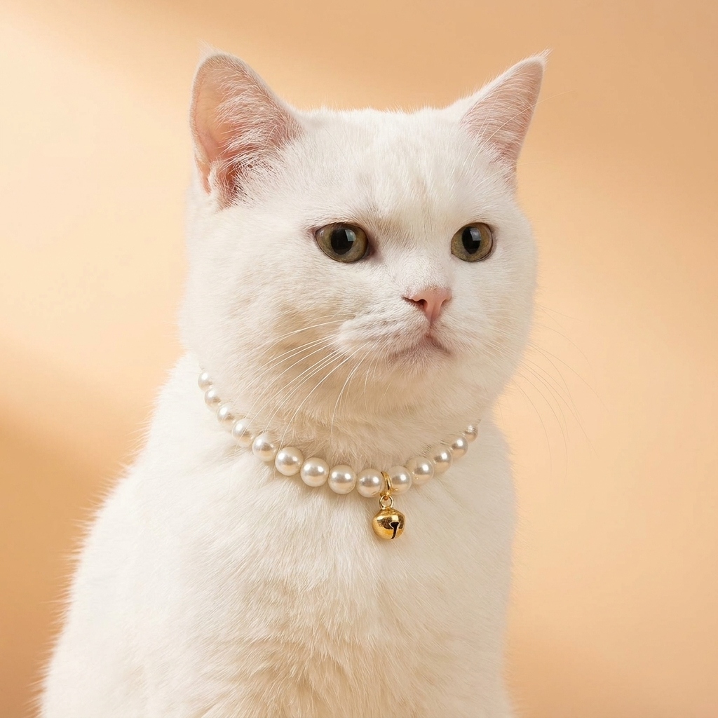 Pearl Charm Breakaway Cat Collar