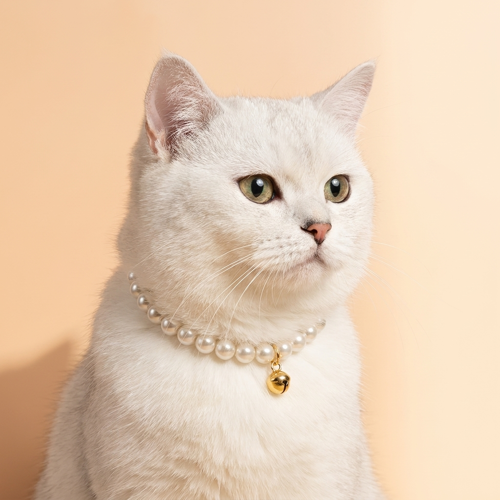 Pearl Charm Breakaway Cat Collar