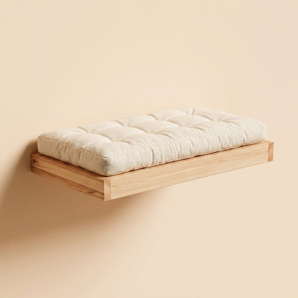 SkyLounge Floating Wall Cat Shelf