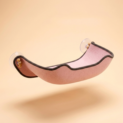 Sunlit Window Cat Hammock in Lotus Pink