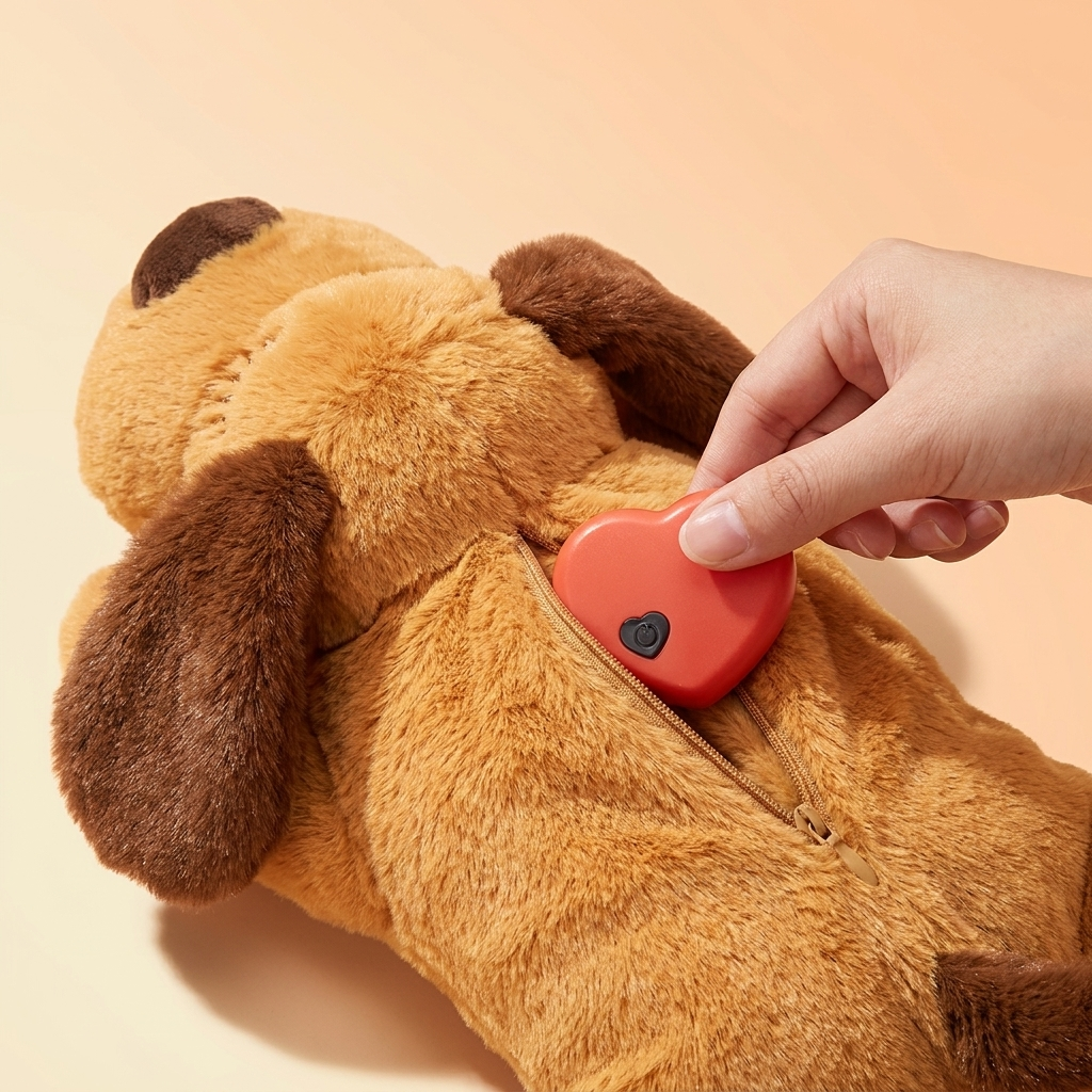 SnuggleHeart™ Calming Heartbeat Puppy Toy