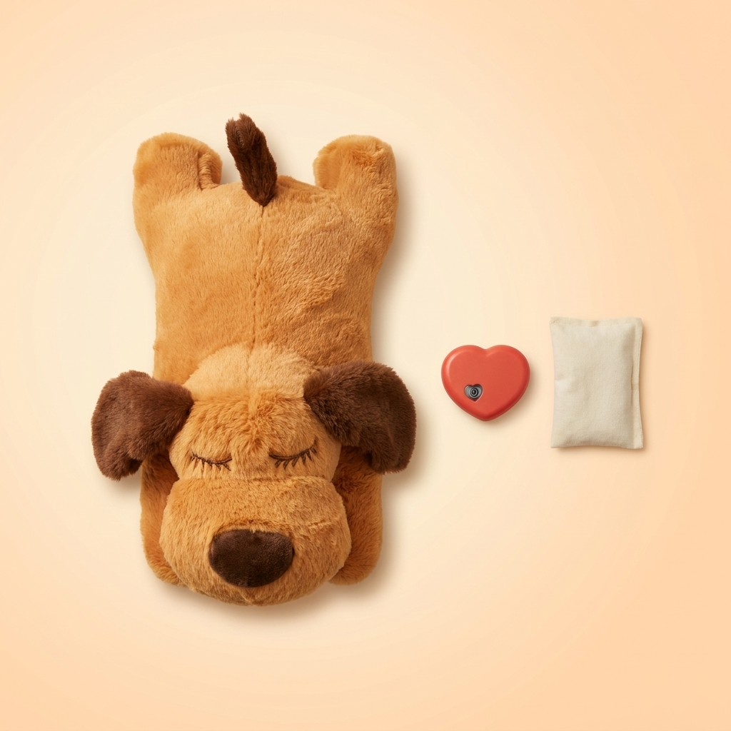 SnuggleHeart™ Calming Heartbeat Puppy Toy