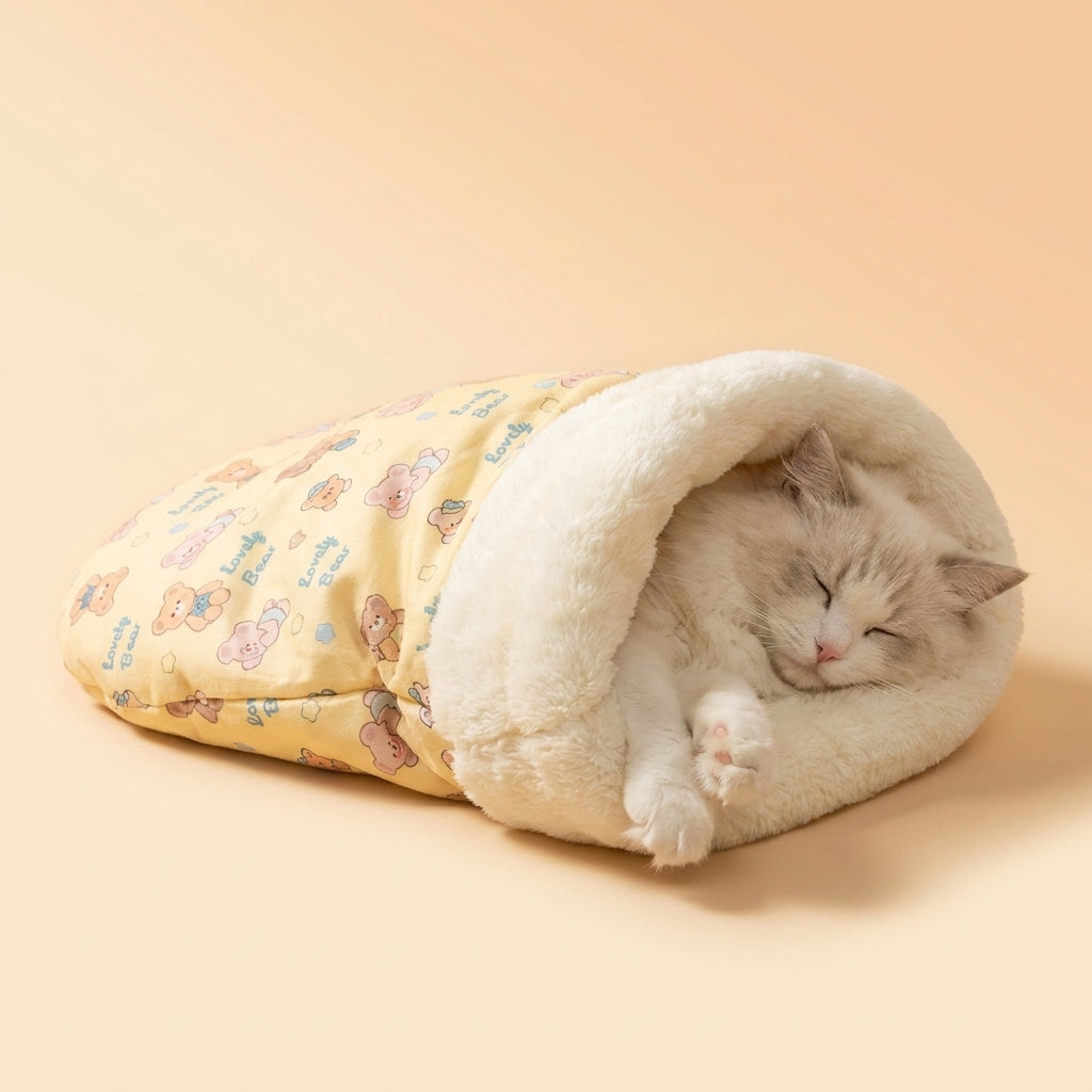 Cozy Burrow Cat Sleeping Bag