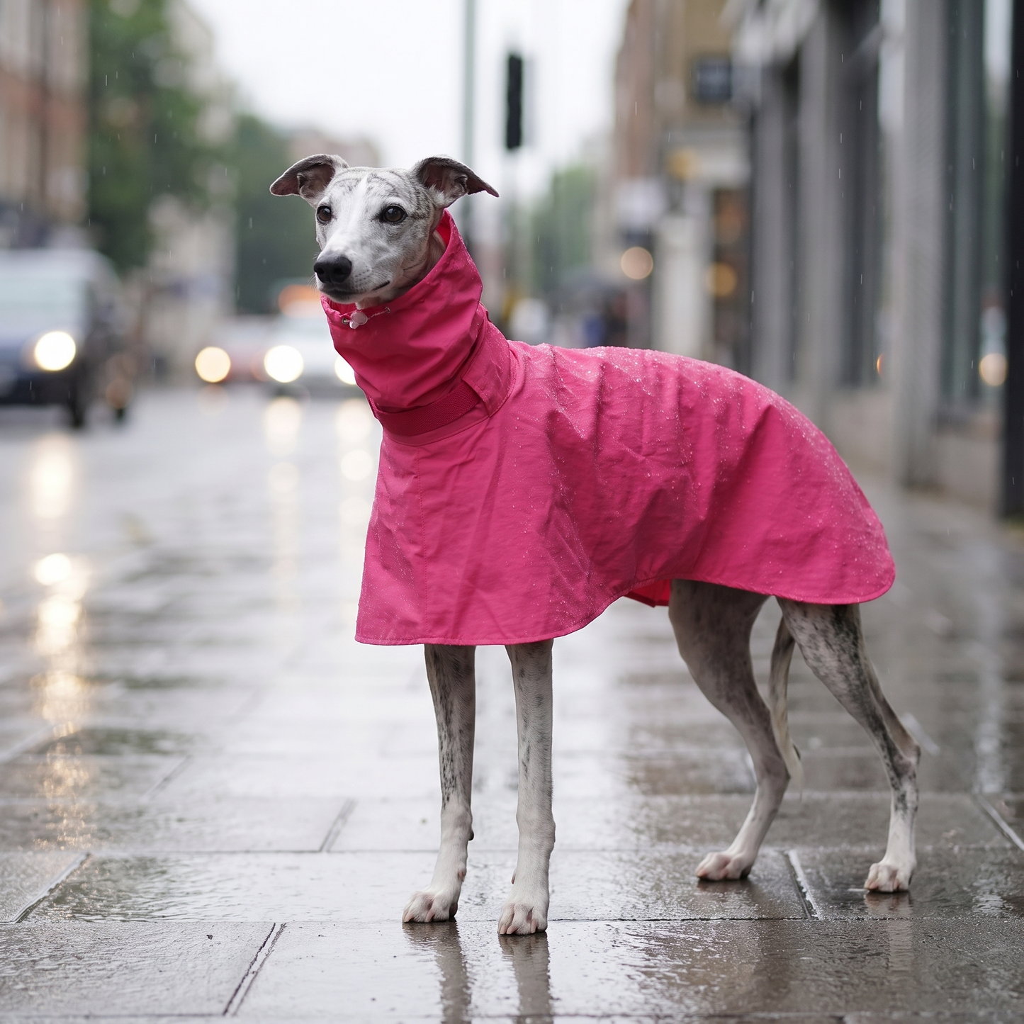 Featherlight Hooded Dog Rain Cape